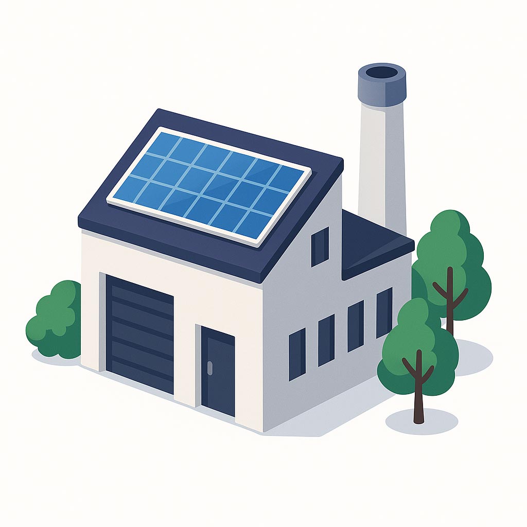 Solar Cell for Factory